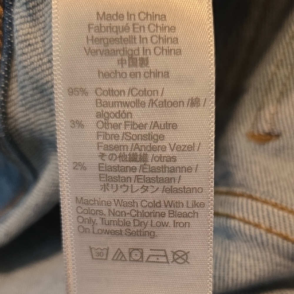 Madewell Stovepipe High-Rise Slim Straight Jeans Leaside Blue 27 Vintage Classic - Picture 11 of 15